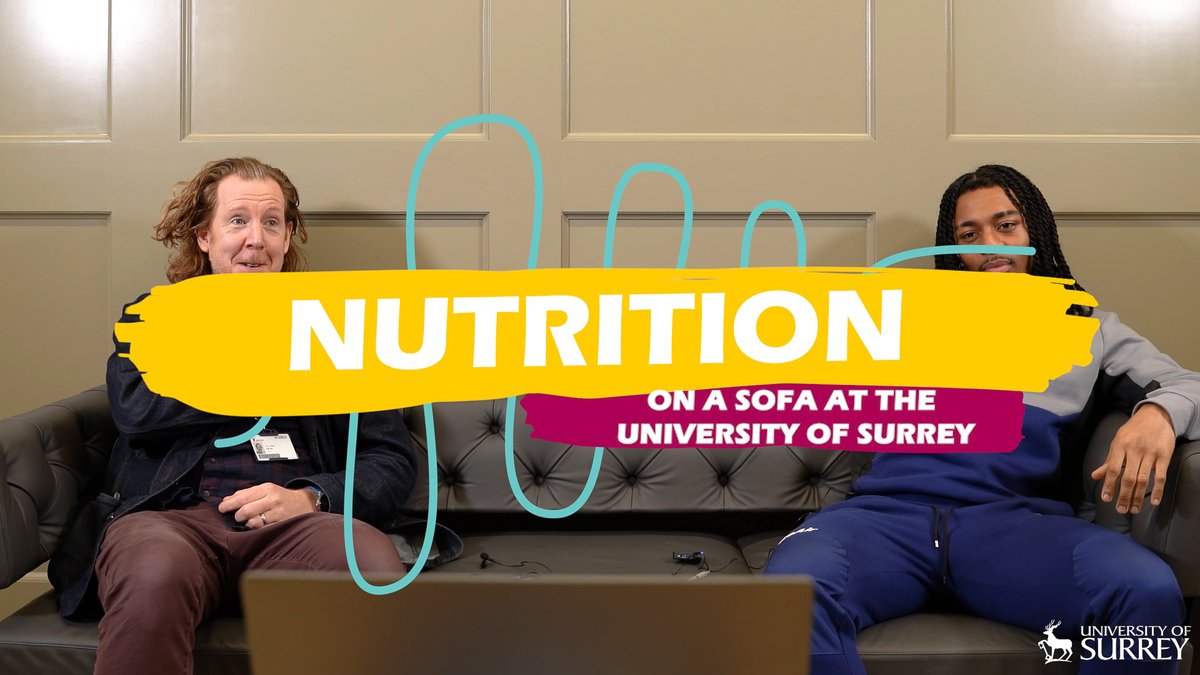 UniSurreyBioSci's tweet photo. Join #DrAdamCollins, Programme Leader for our Nutrition BSc, and #undergraduatestudent, #KelBoswell, to find out where a degree in #nutrition could take you.
Find out more about studying nutrition @UniOfSurrey | https://t.co/mhcKLNjVCa
#studyingatsurrey
#nhweek https://t.co/1OcRIcKqhi