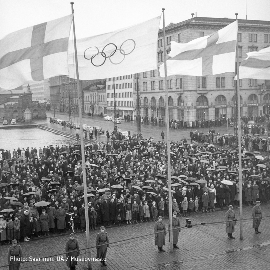 thisisFINLAND's tweet photo. Finfact: #Finland has hosted the Olympic Games once in its history and it wasn't the Winter Olympics! This year marks the 70th anniversary of the 1952 Summer Olympics in #Helsinki, and the Olympic Stadium has since then become a true Helsinki icon 🥇 https://t.co/1qU6rNeetT