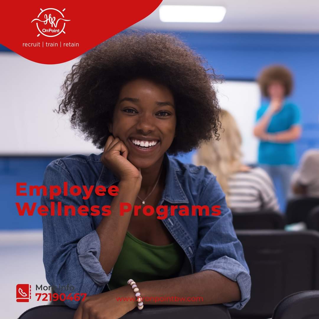 Employee wellness programs are very important in order to maintain high productivity, high employee morale, improve recruitment and retention of employees, reduced absenteeism, and building camaraderie among workers.

Contact us now on 72190467

#pushabw #humanresourcesconsulting