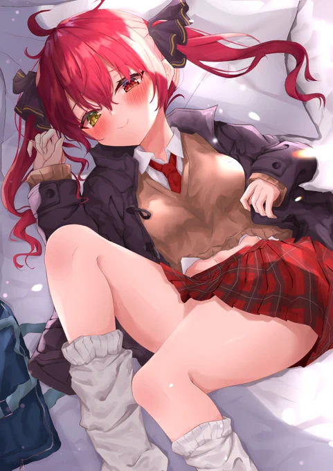 うちに来た宝鐘さんがなんだかすごく寛いでる気がする
#宝鐘マリン 
#マリンのお宝 