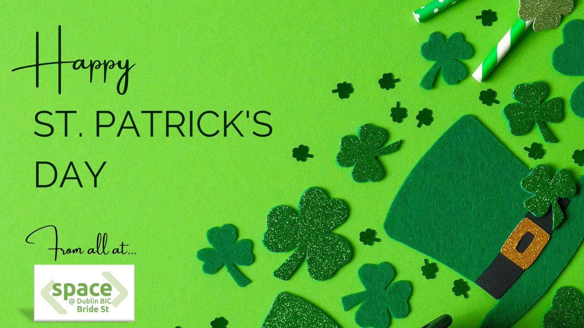 SpaceBrideSt's tweet photo. Enjoy the long weekend everyone! 🍀 https://t.co/fqMBD2pEs0