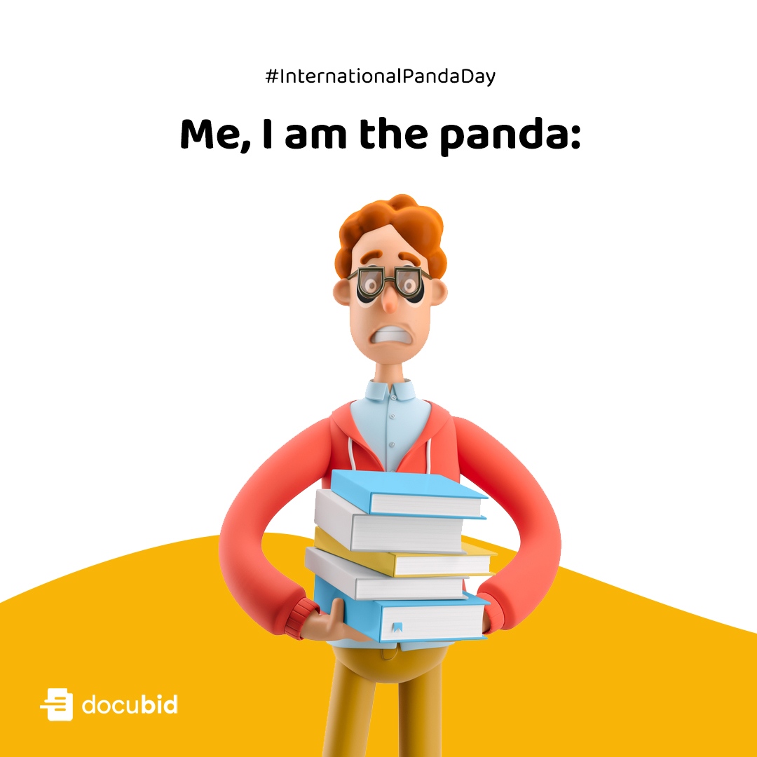 docubid's tweet photo. Me going to Uni early in the morning...I identify as Panda. ⁠
⁠
Pandas are easily the cutest animals on Earth. Thoughts?🐼⁠
⁠
⁠
⁠
⁠
⁠
⁠#studentlife #studentproblems https://t.co/BUrgfx5wi2