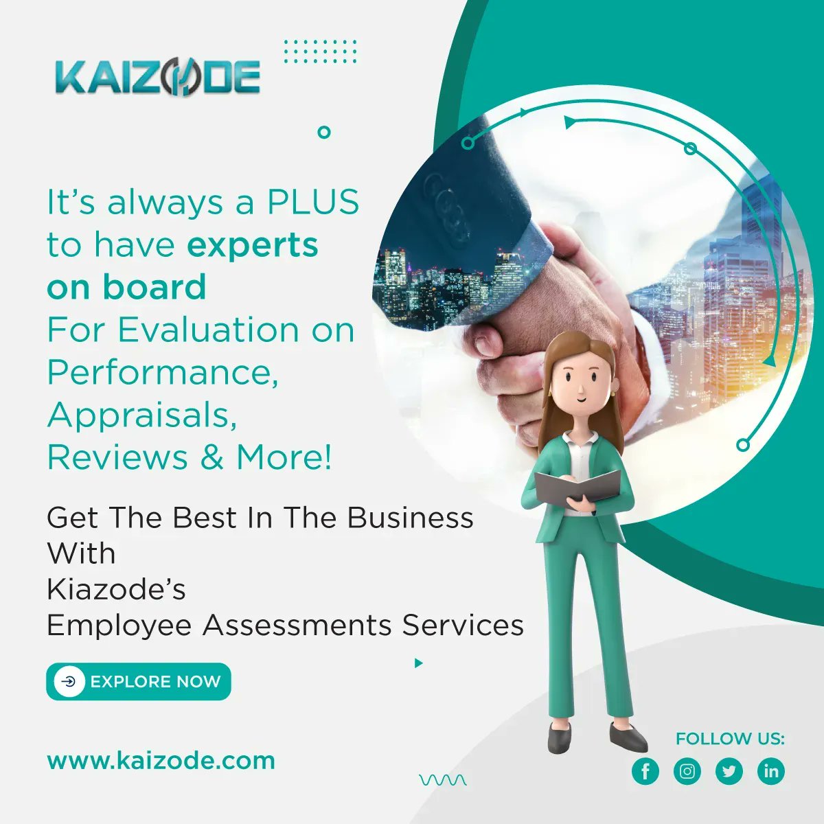 kaizode's tweet photo. Let the most skilled &amp; certified HR experts assist your organization with employee assessments and evaluation on performance, appraisals, reviews &amp; more. 
Get the best HR professionals on Kaizode, visit our website today! https://t.co/hC2yRqoYAs https://t.co/pjsCN6u05u