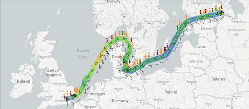 🧵 We <a href="/Global_Witness/">Global Witness</a> have been tracking where Russian fossil fuels are landing.  

Oil Tank CB Carabic docked in at Purfleet, UK at 23.57 last night, carrying diesel (verified via <a href="/Refinitiv/">Refinitiv, an LSEG business</a>) from Primorsk, Russia.