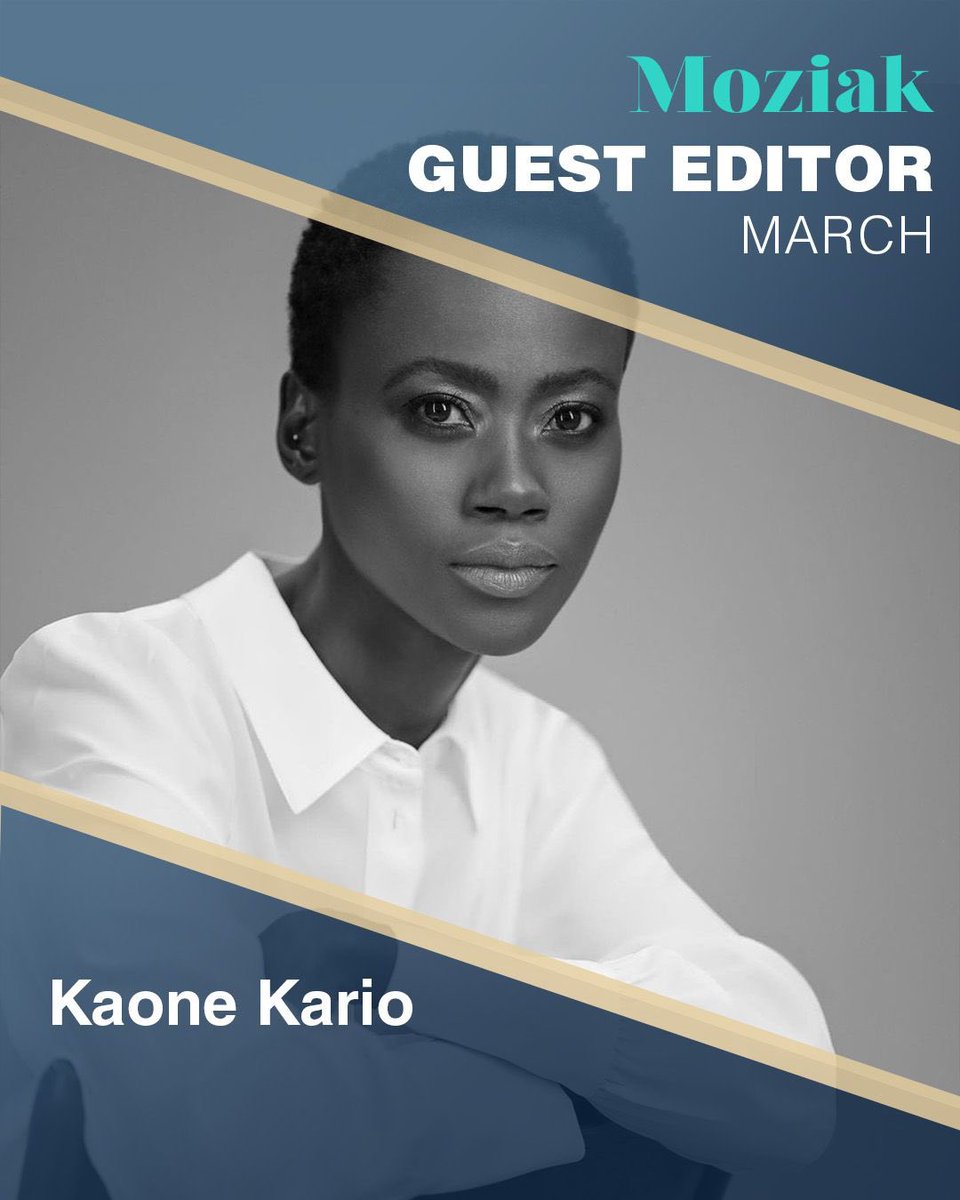 We welcome the formidable @kaonekario as our Guest Editor this month. 

The former Face of Africa has established herself on and off the runway throughout her illustrious career and we look forward to adding her voice to our discussions this month. 

#guesteditor #womensmonth