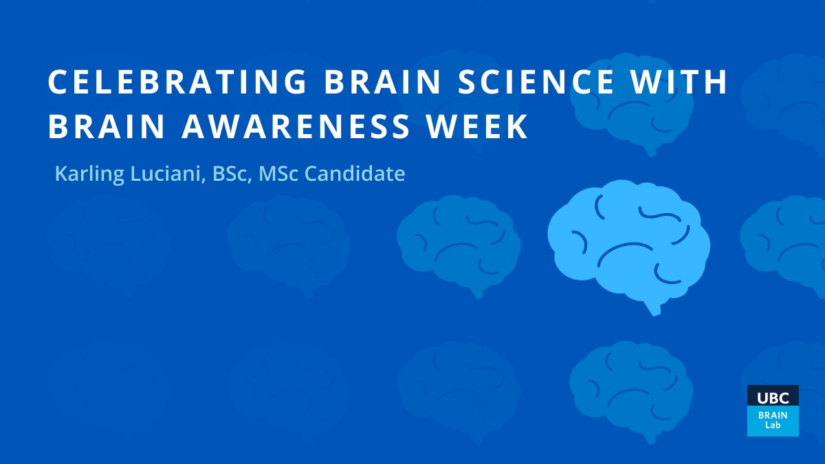 UBC_BRAIN_Lab's tweet photo. Celebrating Brain Science with #BrainAwarenessWeek! Check out our blog post by @karlingluciani to learn more about the campaign &amp; the ongoing exciting research in the field. 

https://t.co/hoO4oaRrdi

#BrainWeek🧠 #Neuroscience
@dana_fdn @DMCBrainHealth https://t.co/F6wRcUxI2h