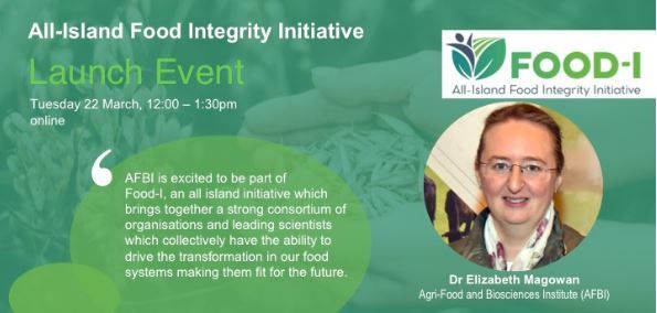 The Launch of FOOD-I a new All-Island Food Initiative                          is taking place on 22.03 from 12.00-1.30pm. Dr Elizabeth Magowan highlights below how excited <a href="/AFBI_NI/">AFBI</a>  is to be involved. Register now from bit.ly/3CNEg2r #AFBIScience #AFBIResearch