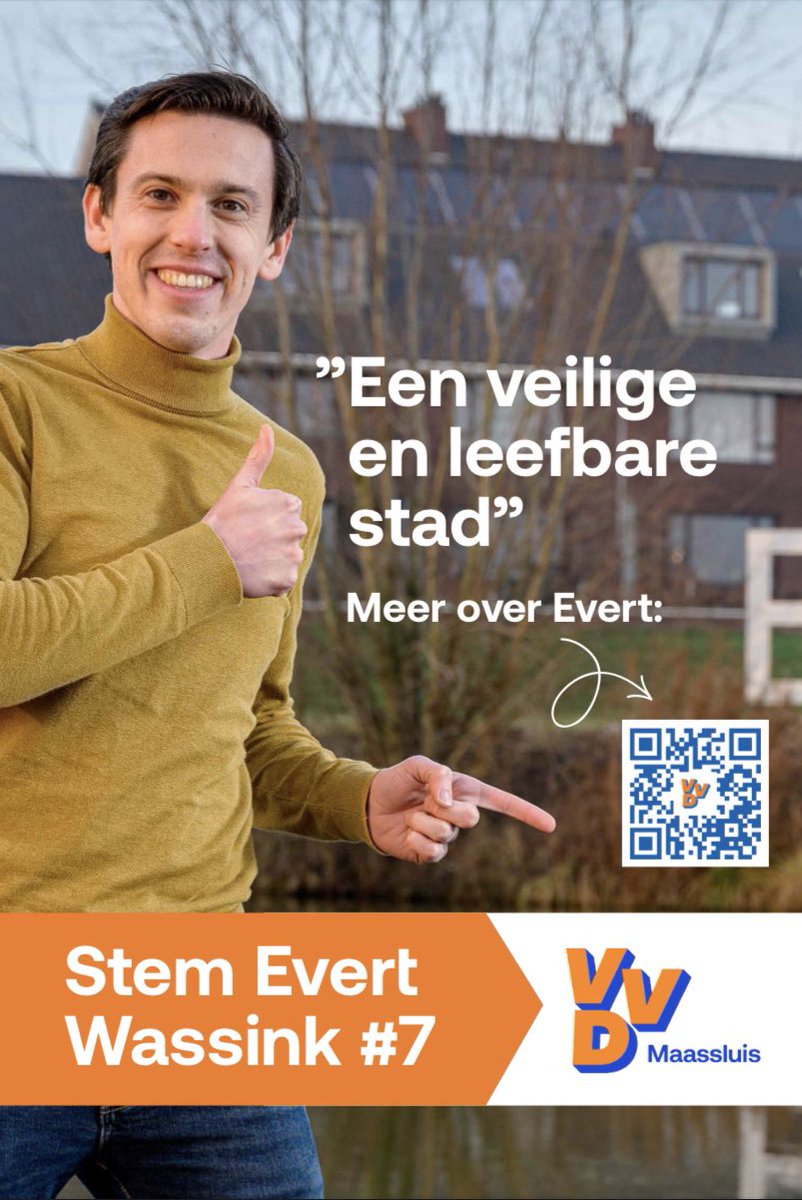 EvertWassink's tweet photo. Vandaag kan je tijdens de #GR2022 stemmen, maak gebruik van dit prachtige democratische recht. Woon je in #Maassluis en wil je op mij stemmen? Kies lijst 2 @VVDMaassluis nummer 7. Dankjewel! https://t.co/0jo0Ap1Dns