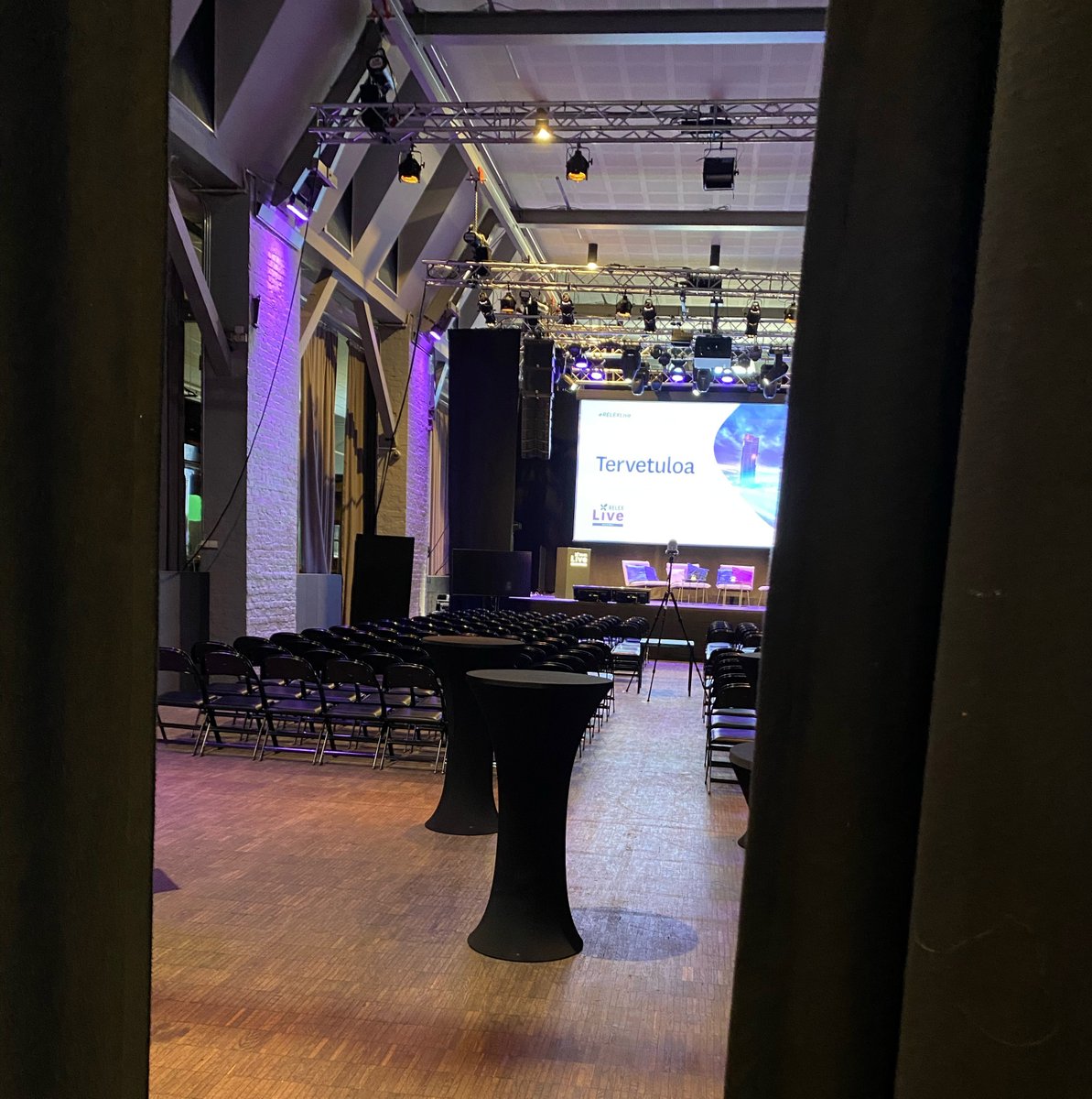 RelexSolutions's tweet photo. Sneak peek RELEX Live-tapahtuman kulisseista. Kohta mennään! #RELEXlive https://t.co/QvaruuzLqZ