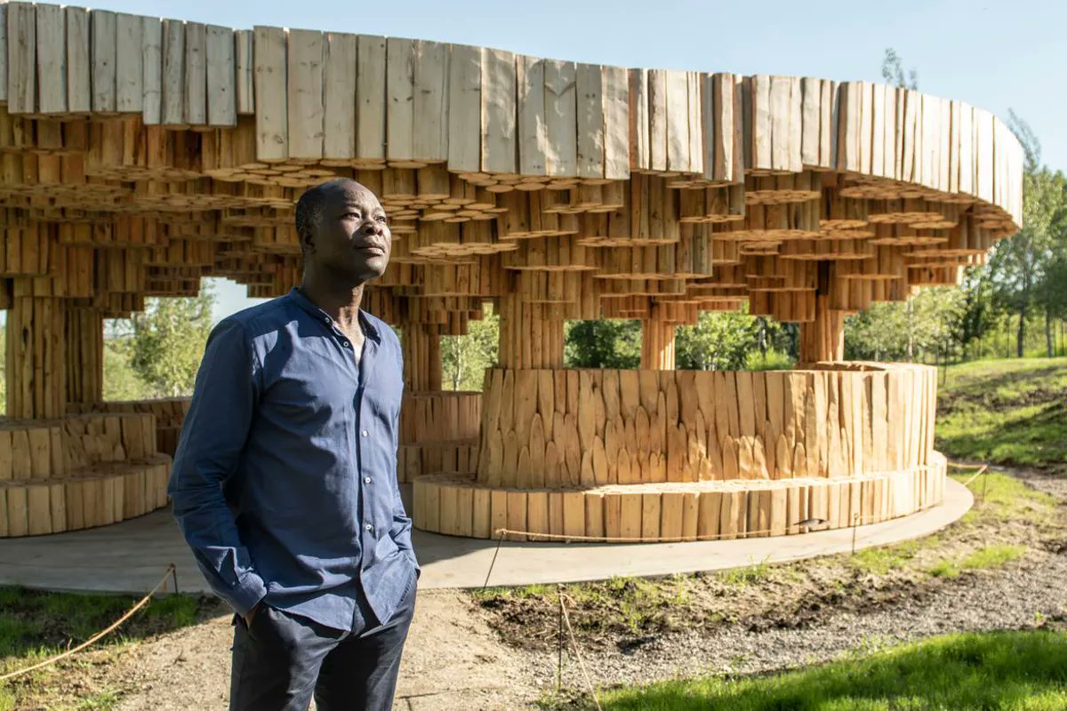 Arch_KE's tweet photo. AAK Congratulates Francis Kéré for winning the 2022 Pritzker Architecture Prize. 

"His cultural sensitivity not only delivers social &amp; environmental justice, but guides his entire process, in the awareness that it is the path towards the legitimacy...... https://t.co/bXW6a8h1gX https://t.co/0izcqVghIj