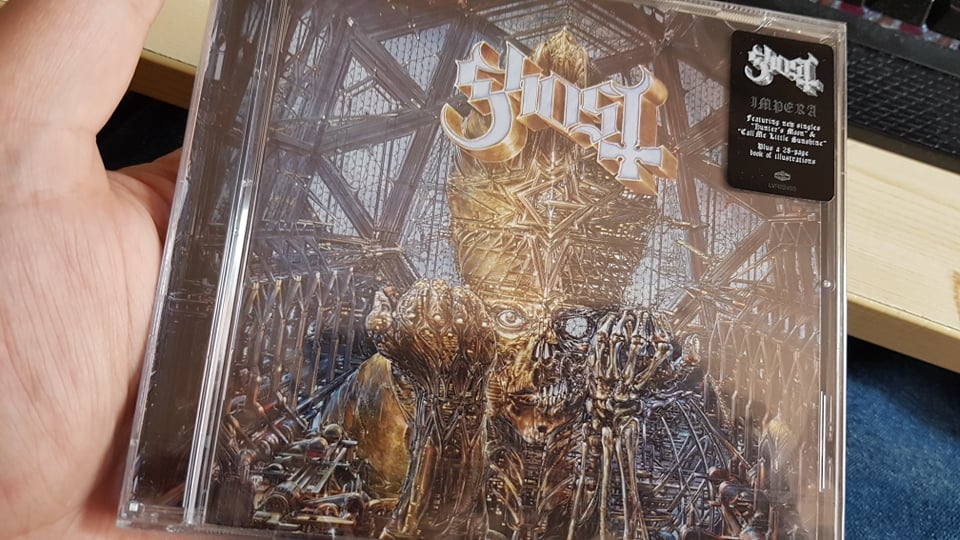 VargaBank's tweet photo. Ah, finally! (The vinyl version also arriving soon!)
#ghost #GhostBand #ghostimpera https://t.co/fxFO56zTh8