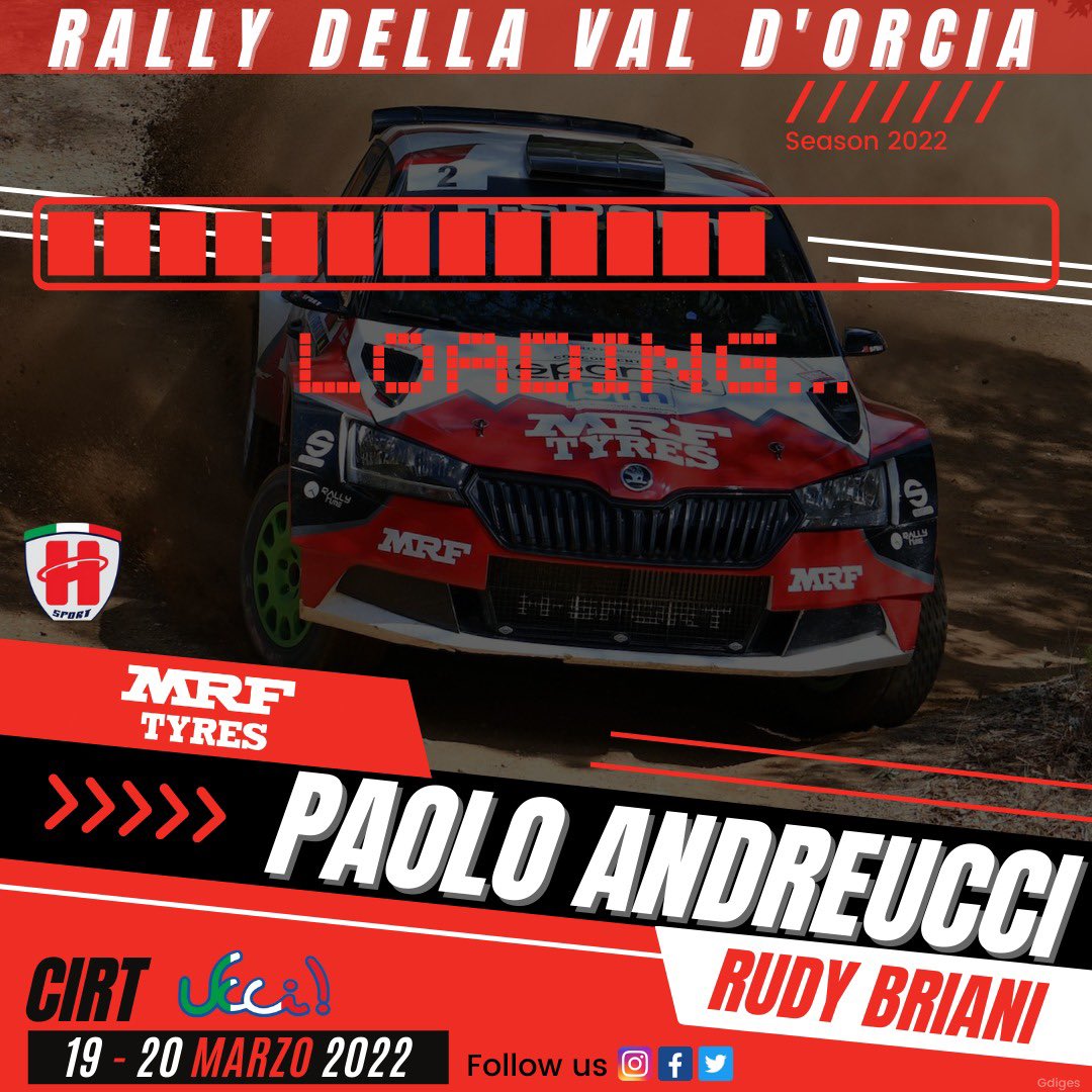 Siete pronti per seguirci in questa nuova stagione? 
Sarà ancora a tutta terra, prima gara questo weekend al Rally della Val D’orcia.
Ancora qualche giorno per scoprire la livrea che ci accompagnerà nel 2022… ✌️

#PaoloAndreucci #Ucci