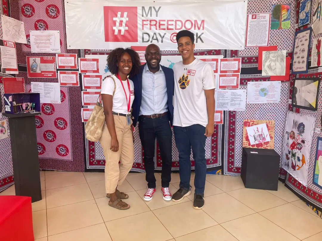 ISKnews's tweet photo. We're so excited to have the @CNN crew on campus joining us as we mark #MyFreedomDay2022! @LarryMadowo #isklions #iskpassion #iskcreativity #iskambition https://t.co/jv5vB7nqh4