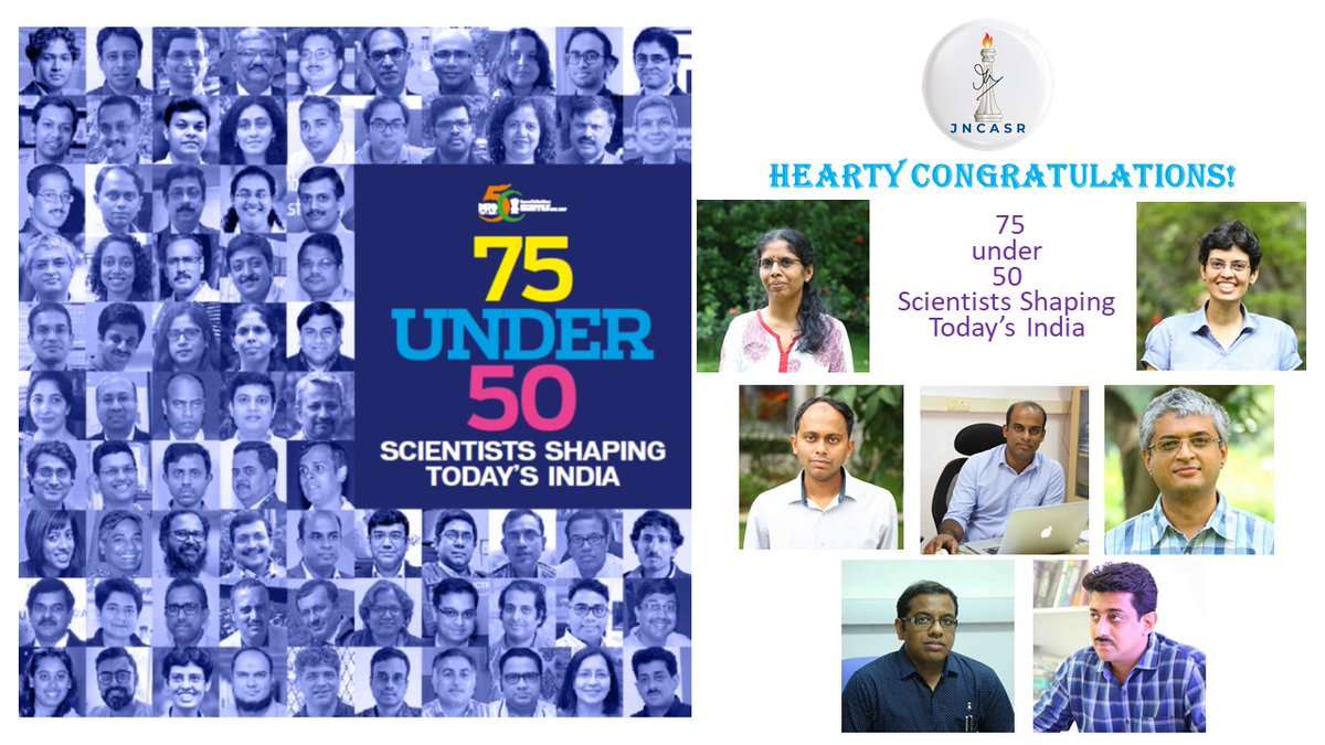 JNCASR Bangalore (@jncasr) on Twitter photo A proud moment for <a href="/jncasr/">JNCASR Bangalore</a> as 7 of our scientists have featured in “75 Under 50: Scientists Shaping Today’s India”, the coffee table book released by the Union Minister <a href="/DrJitendraSingh/">Dr Jitendra Singh</a> published by <a href="/IndiaDST/">DSTIndia</a>
bit.ly/3CMjfVJ
#azadikaamritmahotsav A proud moment for <a href="/jncasr/">JNCASR Bangalore</a> as 7 of our scientists have featured in “75 Under 50: Scientists Shaping Today’s India”, the coffee table book released by the Union Minister <a href="/DrJitendraSingh/">Dr Jitendra Singh</a> published by <a href="/IndiaDST/">DSTIndia</a>
bit.ly/3CMjfVJ
#azadikaamritmahotsav