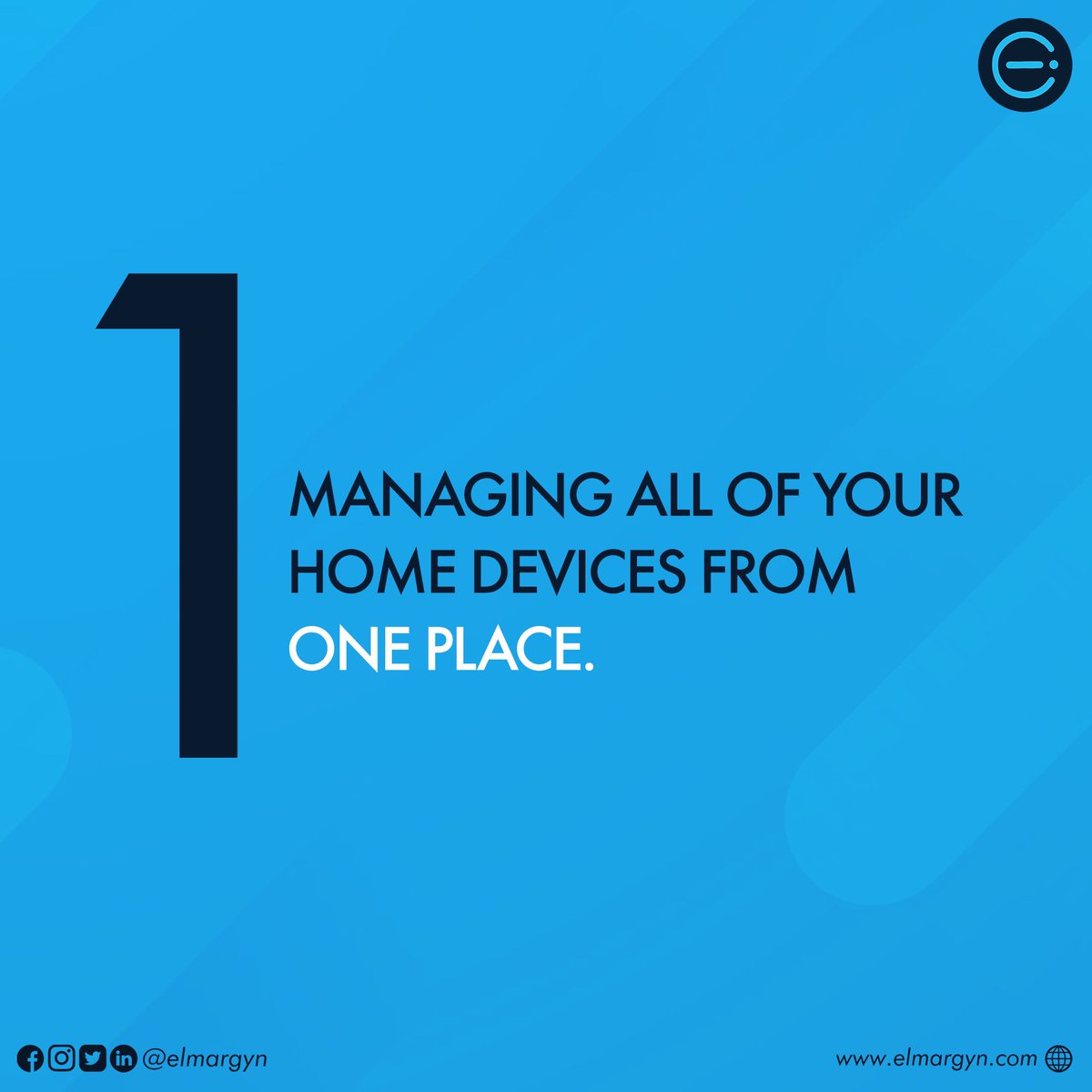elmargyn's tweet photo. The numerous advantages and multiplier benefits of home automation is unquantifiable.
Here are a few.
.
.
#Elmargyn #SmartEstates #smartcity #smarthome https://t.co/ghbBqZ6LuX