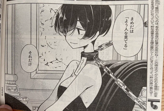 これはよく人を見てるまめだをよく見てる師匠 