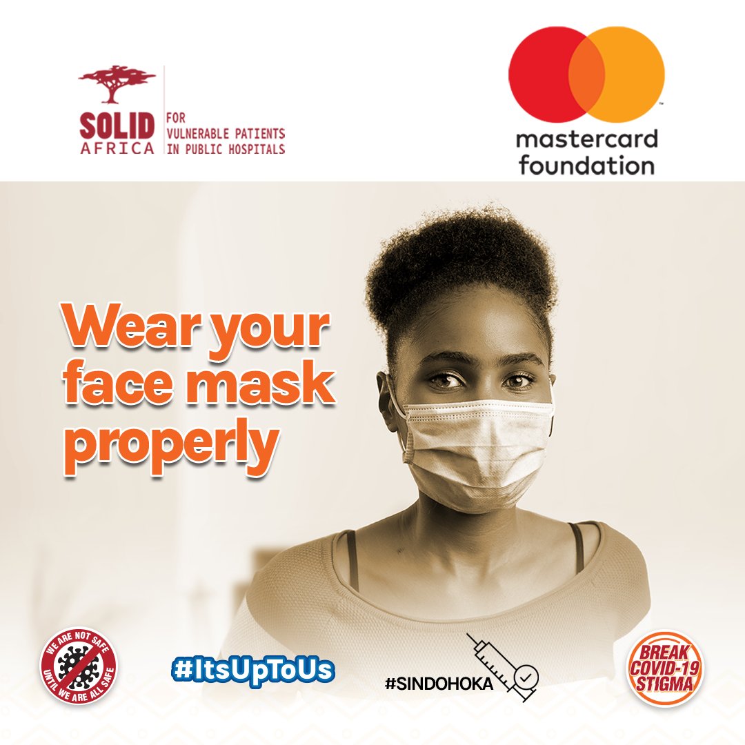 SolidAfrica's tweet photo. Take simple preventive measures to protect yourself and those around you.

#Sindohoka
#ItsUpToUs https://t.co/qBCspod2xU