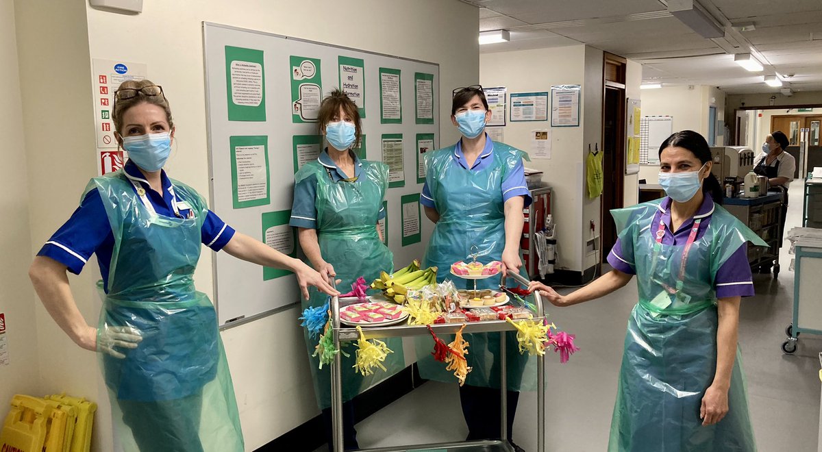 ThackerayAmy's tweet photo. “We’re having a party Wednesday!!” Bringing fun and frolics to the burns unit this nutrition and hydration week 🤩 #NutritionAndHydrationWeek @TeamNUH @MelvinWar2004 @TeamCAS3 @julesramp23 @skaria1979 @kirstyj56140960 https://t.co/nUwLqTh4eg