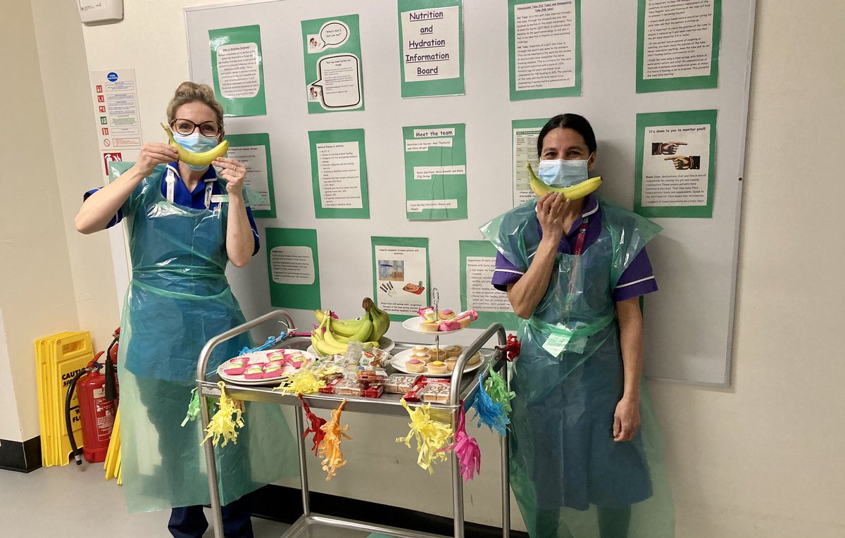 ThackerayAmy's tweet photo. “We’re having a party Wednesday!!” Bringing fun and frolics to the burns unit this nutrition and hydration week 🤩 #NutritionAndHydrationWeek @TeamNUH @MelvinWar2004 @TeamCAS3 @julesramp23 @skaria1979 @kirstyj56140960 https://t.co/nUwLqTh4eg