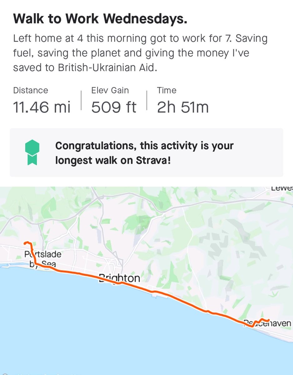 GazGoFast's tweet image. #WalkToWorkWednesdays #BritishUkrainianAid