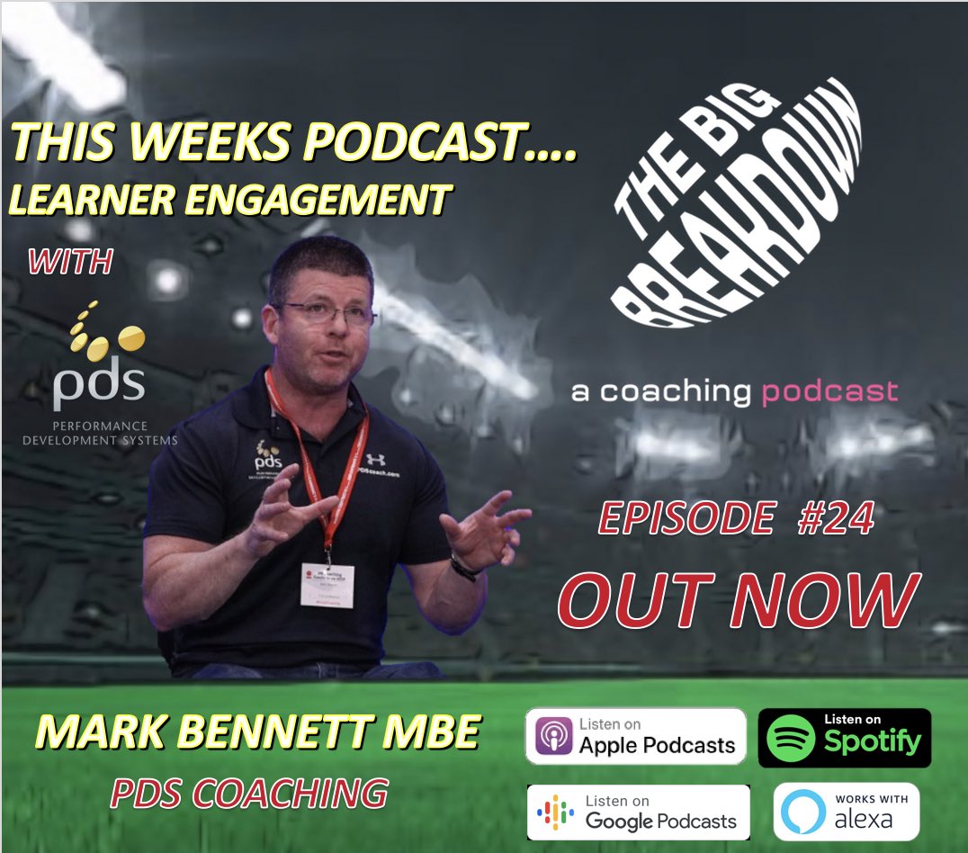 BigBreakdownHQ's tweet photo. New podcast with @PDScoach is available now! What ever level coach you are, this is a MUST listen for coaches at all levels. Download now 👇

https://t.co/jI1bEEav4s

#sport #sportscoaching #coaching #podcast #sportspodcast https://t.co/apL6gMRJPC