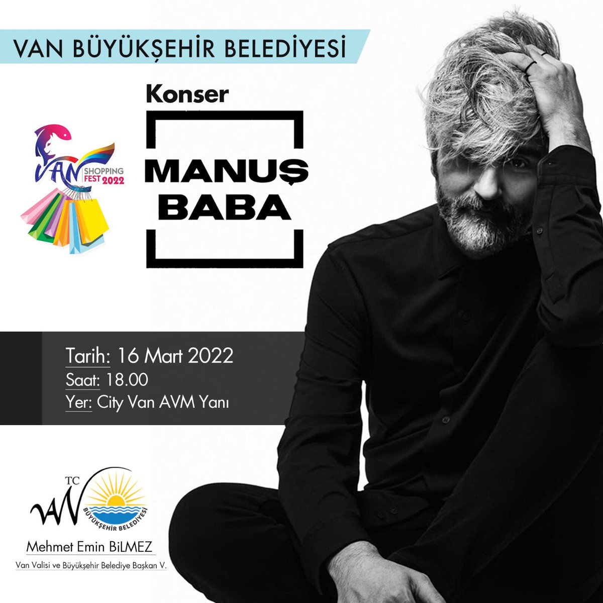 Van Shopping Fest Tüm Hızıyla Devam Ediyor 🎉

Bugün saat 18.00’da Manuş Baba’nın konserine tüm hemşehrilerimiz davetlidir. Konserimiz City Van AVM’nin yanındaki etkinlik alanında olup, tamamen ücretsiz olacaktır. 😊🎶

#VanShoppingFest 
#Van