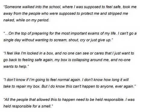 they literally ruined this girls life.