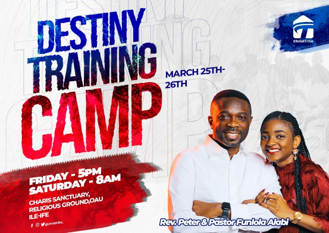 ChristTribe's tweet photo. We prayed,
We were taught,
Souls were saved.
We were super blessed.
This is a summary of February Edition of DTC.
March's Edition will be a greater blessing all around.
Are you already making plans to attend?
#ChristTribe
#StrongerBelievers
#DTC22 https://t.co/G2vZzeldp2