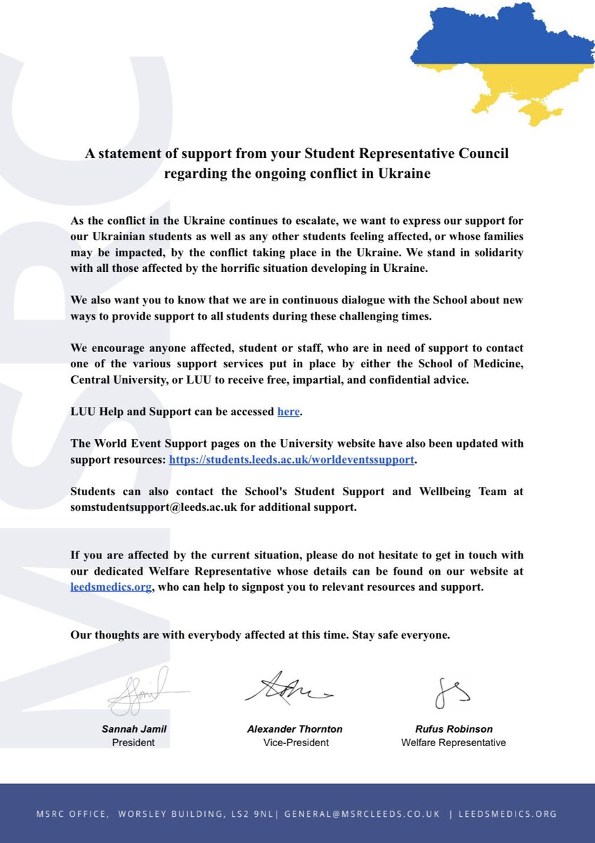 Medical Students' Representative Council (MSRC) tweet media