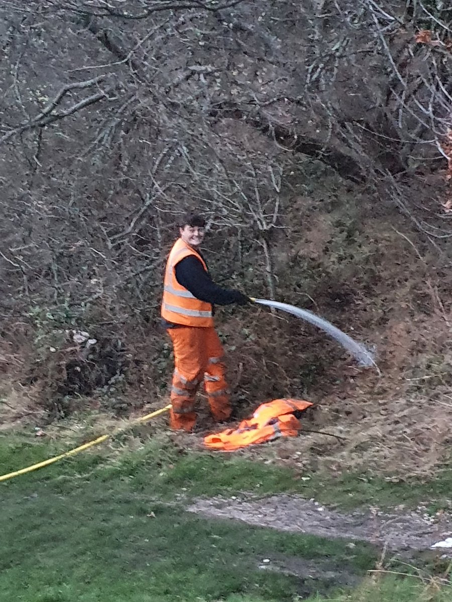 Right on queue <a href="/MJAbbottLtd/">MJ Abbott Ltd</a> start to flush and arc <a href="/KnightonHeathG/">Knighton Heath Golf</a> new <a href="/TheToroCompany/">Toro</a> irrigation system and it starts to rain. <a href="/IrritechLimited/">Irritech Limited</a>
