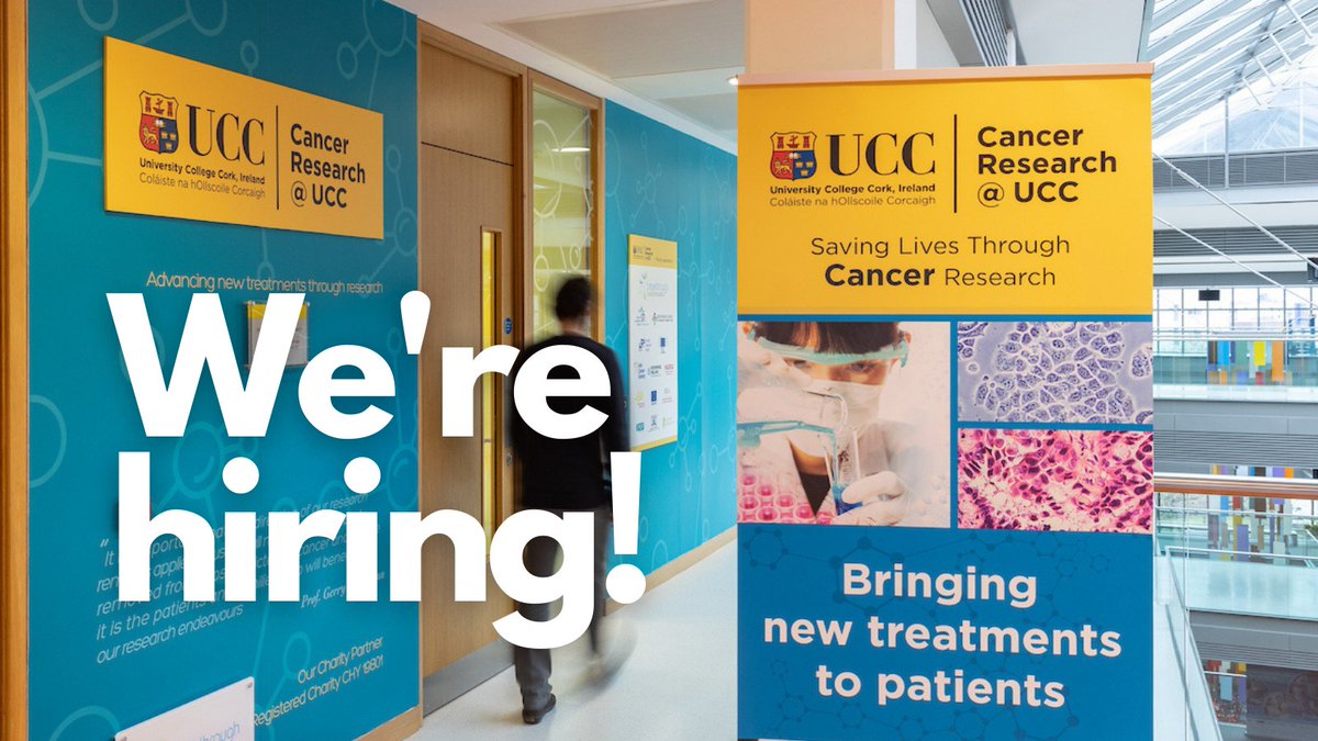 CanResUCC's tweet photo. We're hiring a Senior Research Coordinator to manage our @OECI_EEIG Accreditation process, with the ultimate goal of a @UCC /SSWHG Cancer Institute in Munster! Apply (ref 054651) by 01/04 โก๏ธ https://t.co/X7TSWCgh4Y. @CUH_Cork @CancerTrialCork @HrSswhg @cancertrials_ie #jobfairy https://t.co/s3XF7ZEbaD