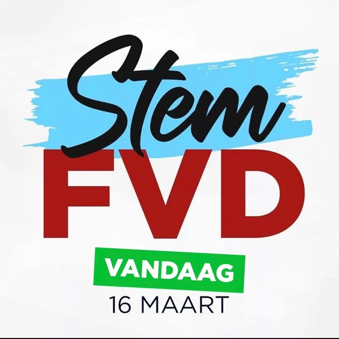 Stem vandaag voor gezond verstand, stem vandaag FVD!