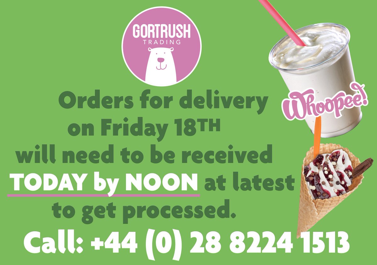Important Gortrush Trading customer info...