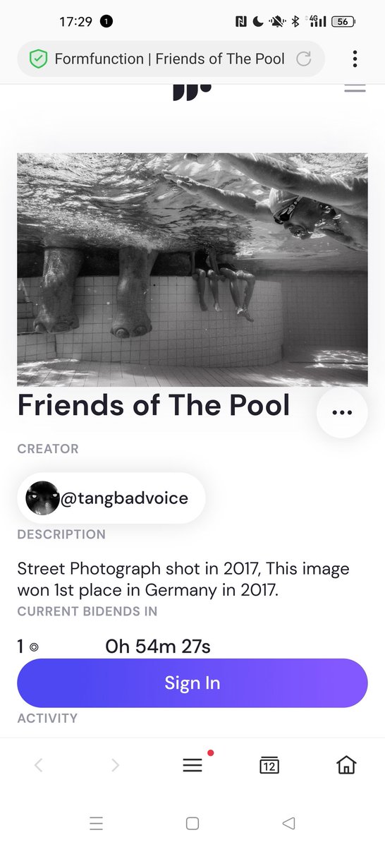 TangbadvoiceNFT's tweet photo. https://t.co/aLvELN1FDX

Ending in 50 minutes 
5 bids right now 
#NFTCommunity #NFTGiveaways #SolanaNFTs #formfunction #NFTMarketplace https://t.co/kHbVT56EPQ