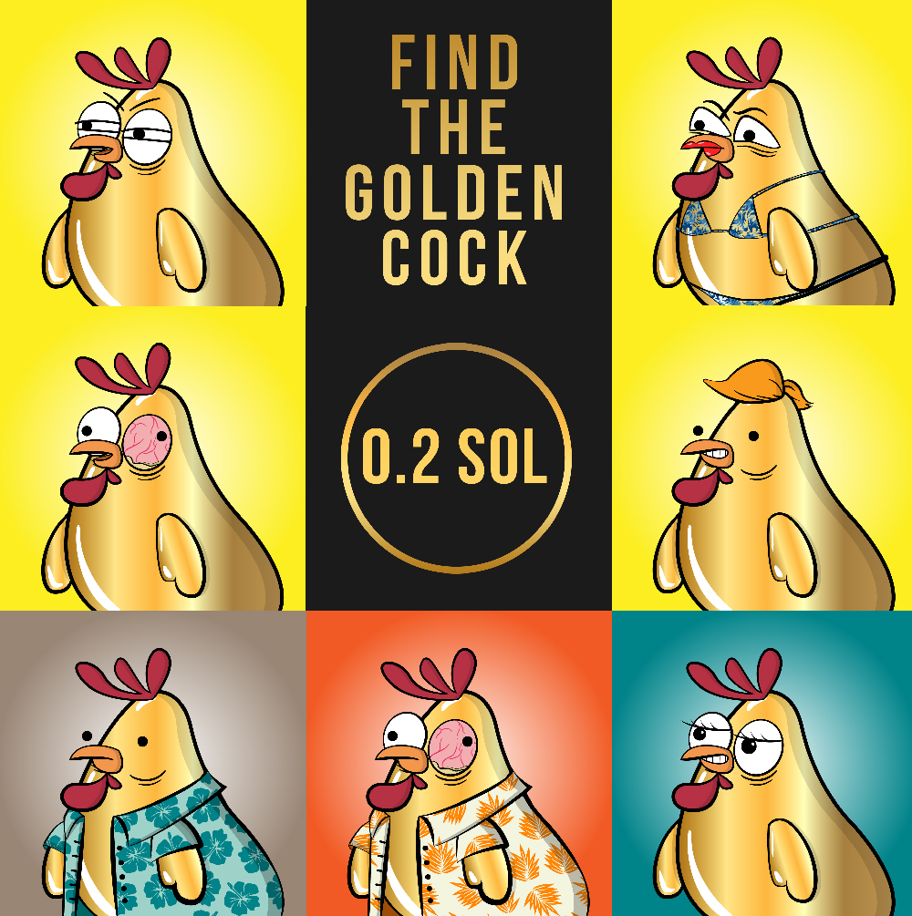 solana_cocks's tweet photo. 📣 Did you know that if you Mint one of our Golden Cocks, you will immediatly get 0.2 SOL?? 📣

MINT NOW on @LaunchMyNFT : https://t.co/Phuvc0uhMZ

#NFTGiveaway #NFT #NFTdrop #NFTProject #DigitalArtist #SolanaNFTs #Solana https://t.co/n1dUYcvz5o