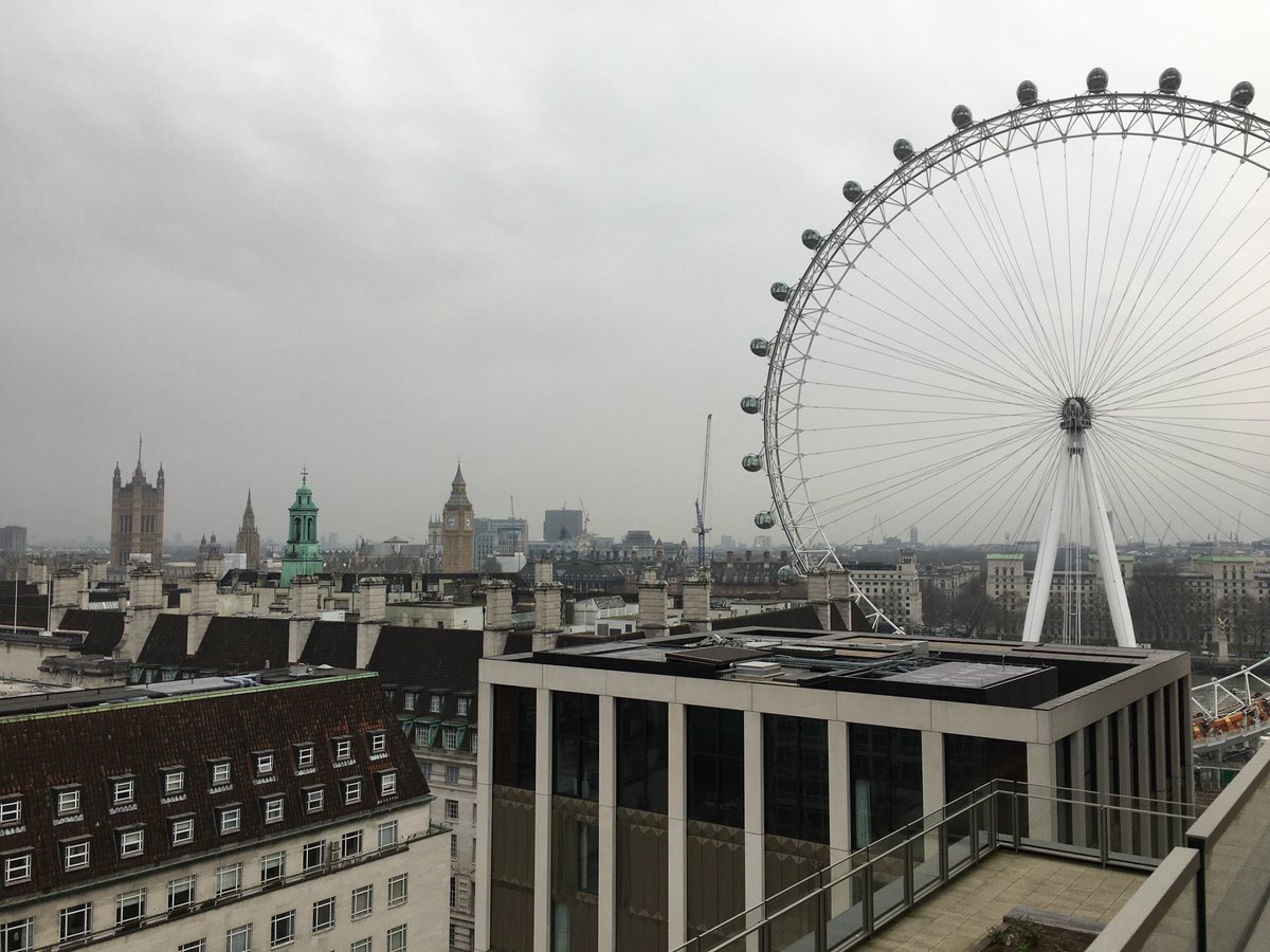 Good to be back working in London for the first time in 2 years.