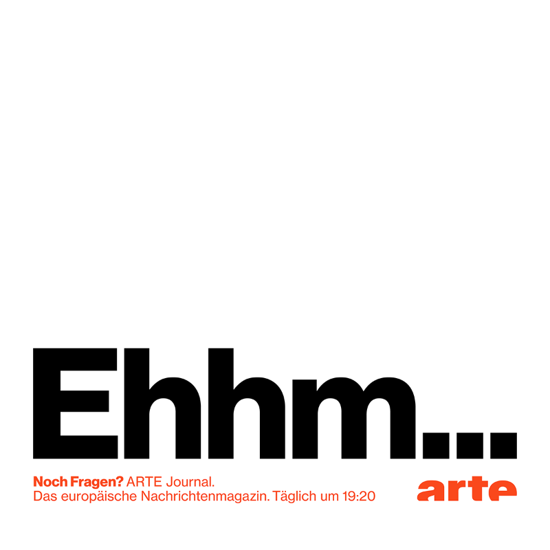 ARTEde's tweet photo. Wenn die Welt dich stutzen lässt, guck ARTE Journal. Tagesaktuelle Nachrichten aus Politik und Kultur, anschaulich, aus europäischer Perspektive.