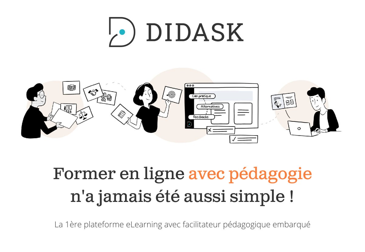 Psst... notre site a changé, il est temps d'y refaire un tour :)
👉ww.didask.com

#digitallearning #elearning #adaptivelearning #microlearning #LMS #pedagogie #outilauteur #edtech #formation