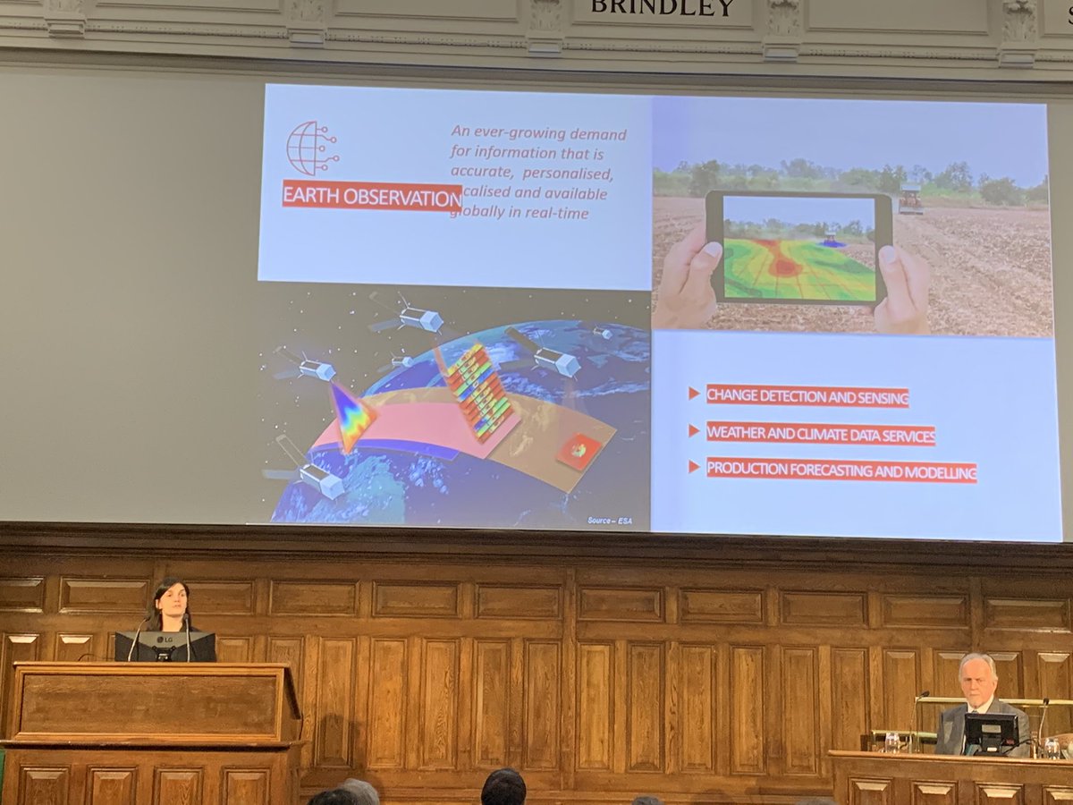 We’re talking satellites 🛰at #GCTA22

Observation, connectivity, position &amp; navigation all have potentials as satellite capacity increases… 
#agritech