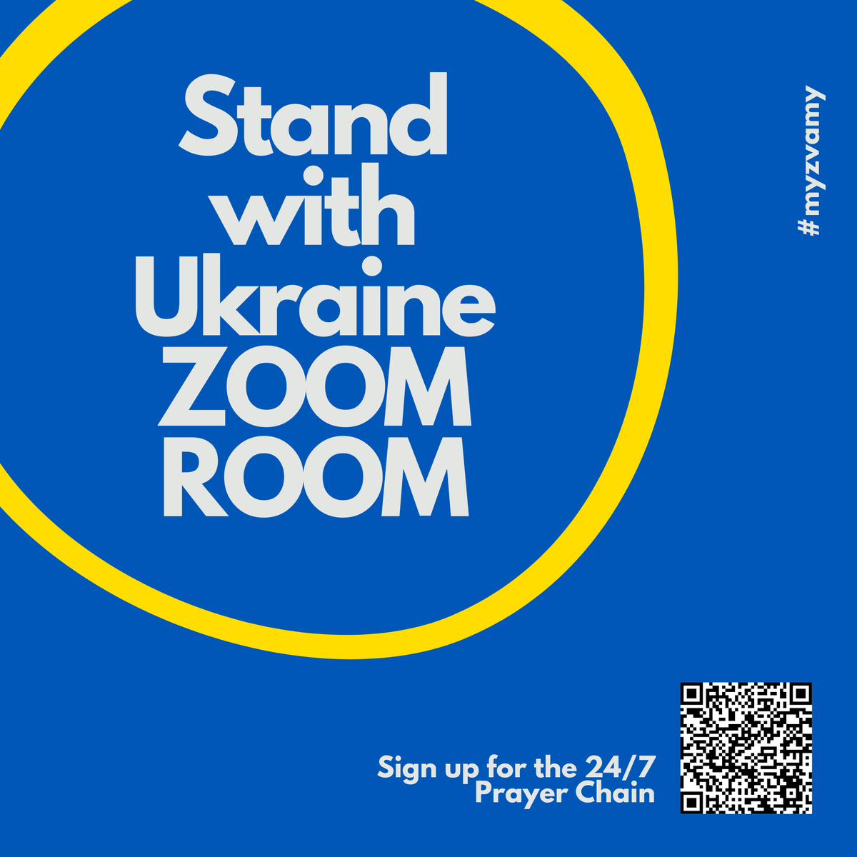 AgapeEurope's tweet photo. Did you know that we have a Zoom room for prayer that runs 24/7? Scan the QR code and it will link you to our sign-up sheet and Zoom call. 

#iamagape #myzvamy #PrayingForUkraine #PrayForUkraine https://t.co/snTnv0yShp