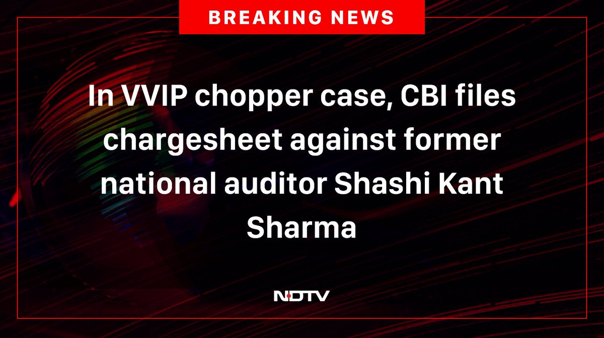 ndtv's tweet photo. #VVIPChopperCase https://t.co/1PC9ZEHHiN