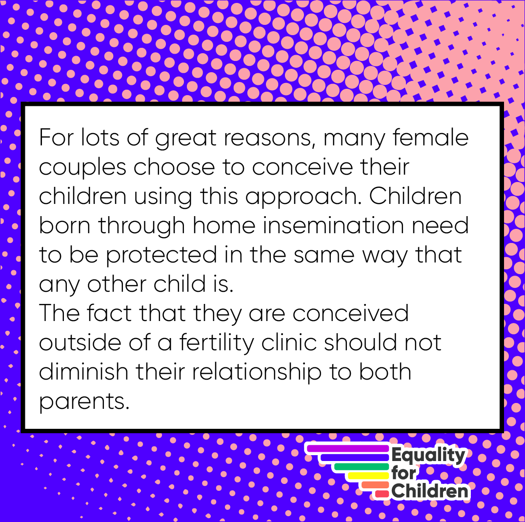 equalchildren's tweet photo. 🔠 H is for #HomeInsemination
👪Many couples choose to conceive children this way. Children born through home insemination need to be protected too. How they're conceived (outside of a fertility clinic) shouldn't diminish their relationship to both parents.
Sadly, it does. https://t.co/2911mHv0t4