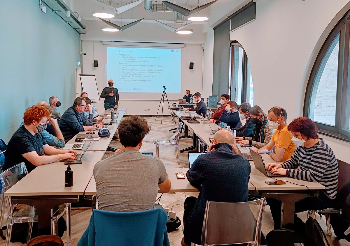 Exciting three days workshop to draw future scenarios for the <a href="/CopernicusECMWF/">Copernicus ECMWF</a> Data Store. Very productive technical kick-off for the CopDS modernisation project led by <a href="/bopensolutions/">B-Open</a>. Great to meet people in persone again!