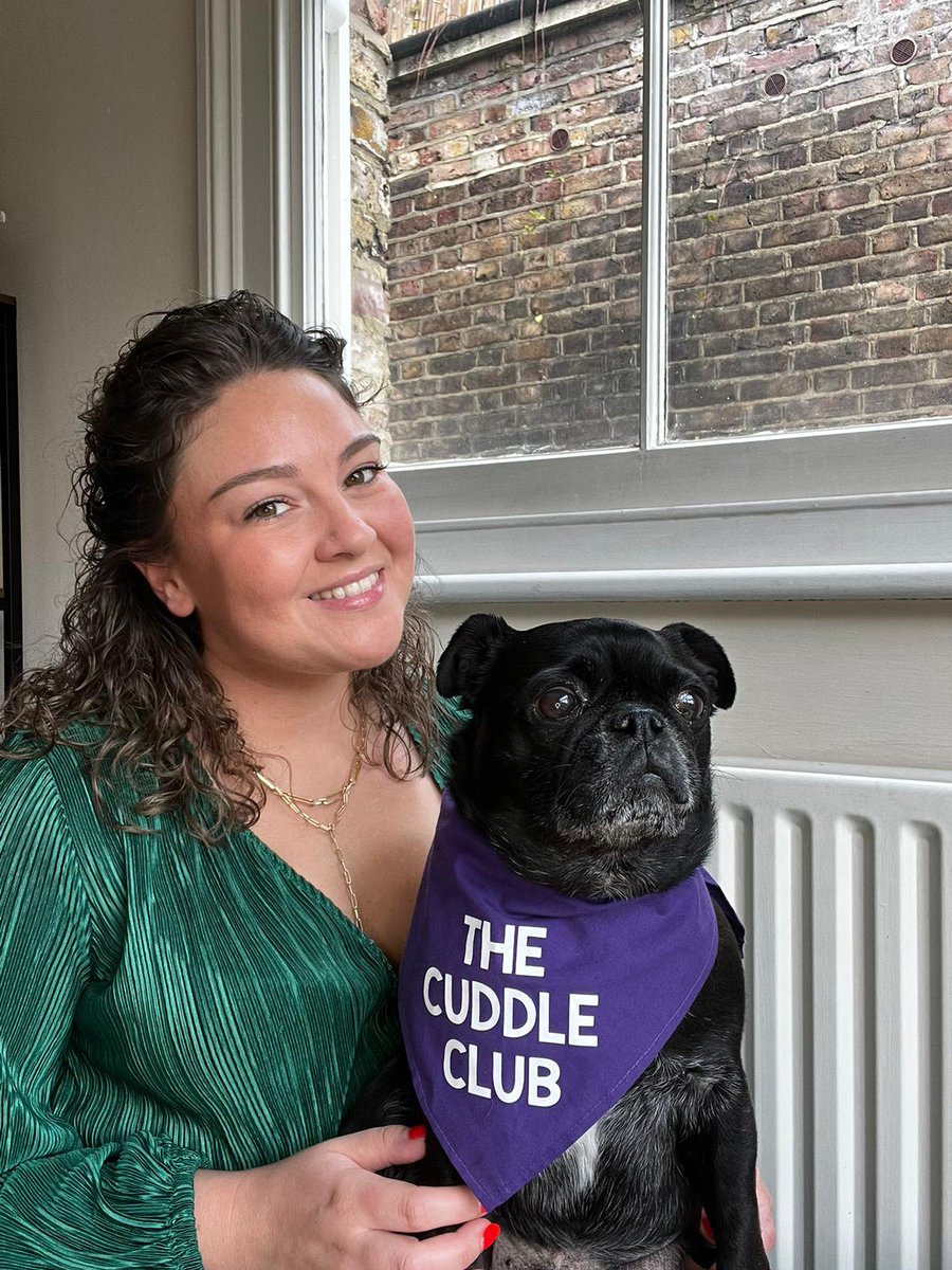 The Cuddle Club Leeds has Launched.
Jess &amp; her beautiful pug Hugo are spearheading the Cuddle Club Leeds, providing the power of dog therapy to workplaces across the region, we are happy to have them join the Cuddle Club network of Pawsitivity. #dogs #workplacewellness