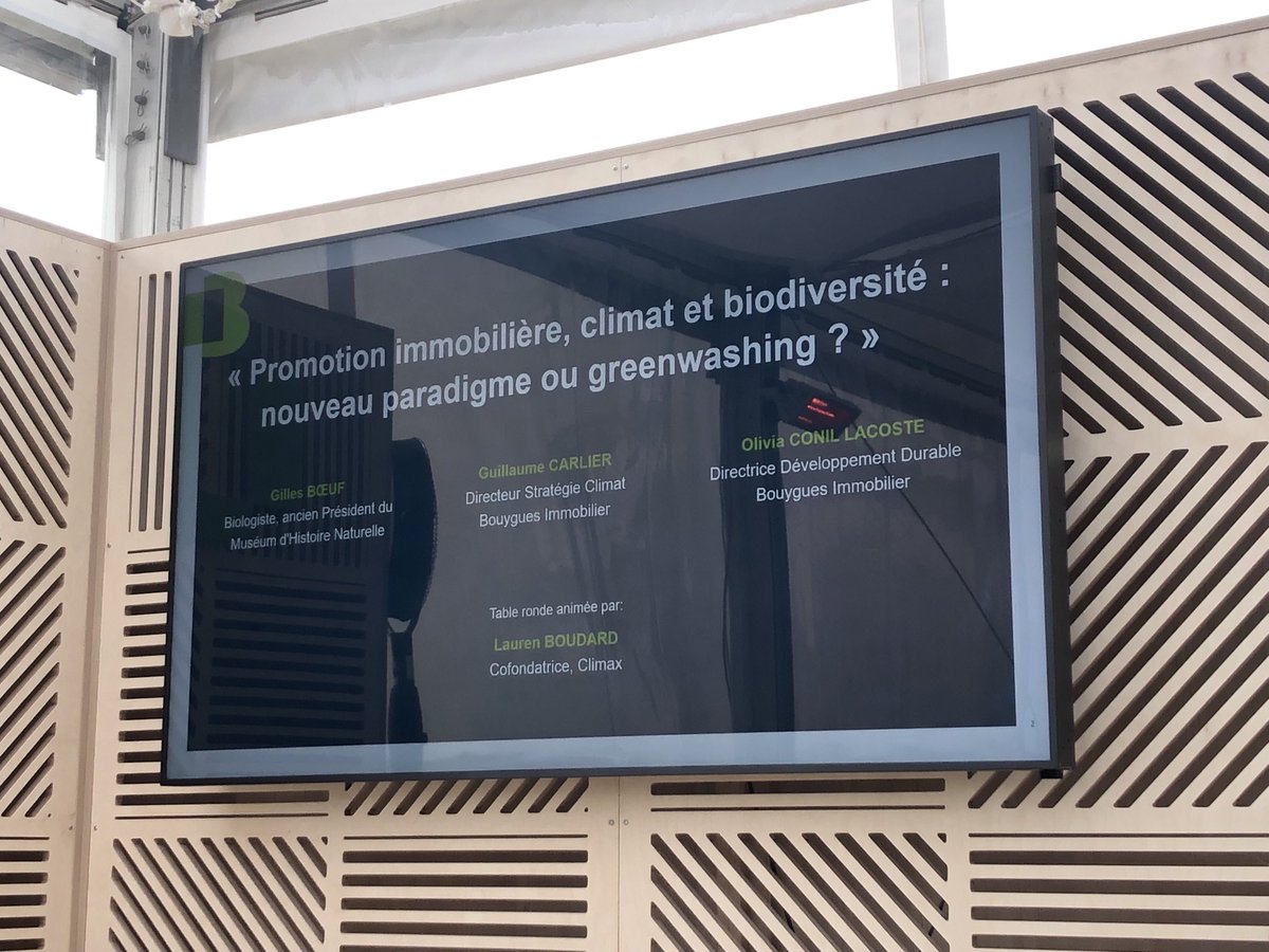 BBCA_asso's tweet photo. ⁦@MIPIMWorld⁩ #climat #construction #bascarbone et #vivant #biodiversite les défis de l’#immobilier drivers de développement de ⁦@Bouygues_Immo⁩ https://t.co/3VlVPoYfow