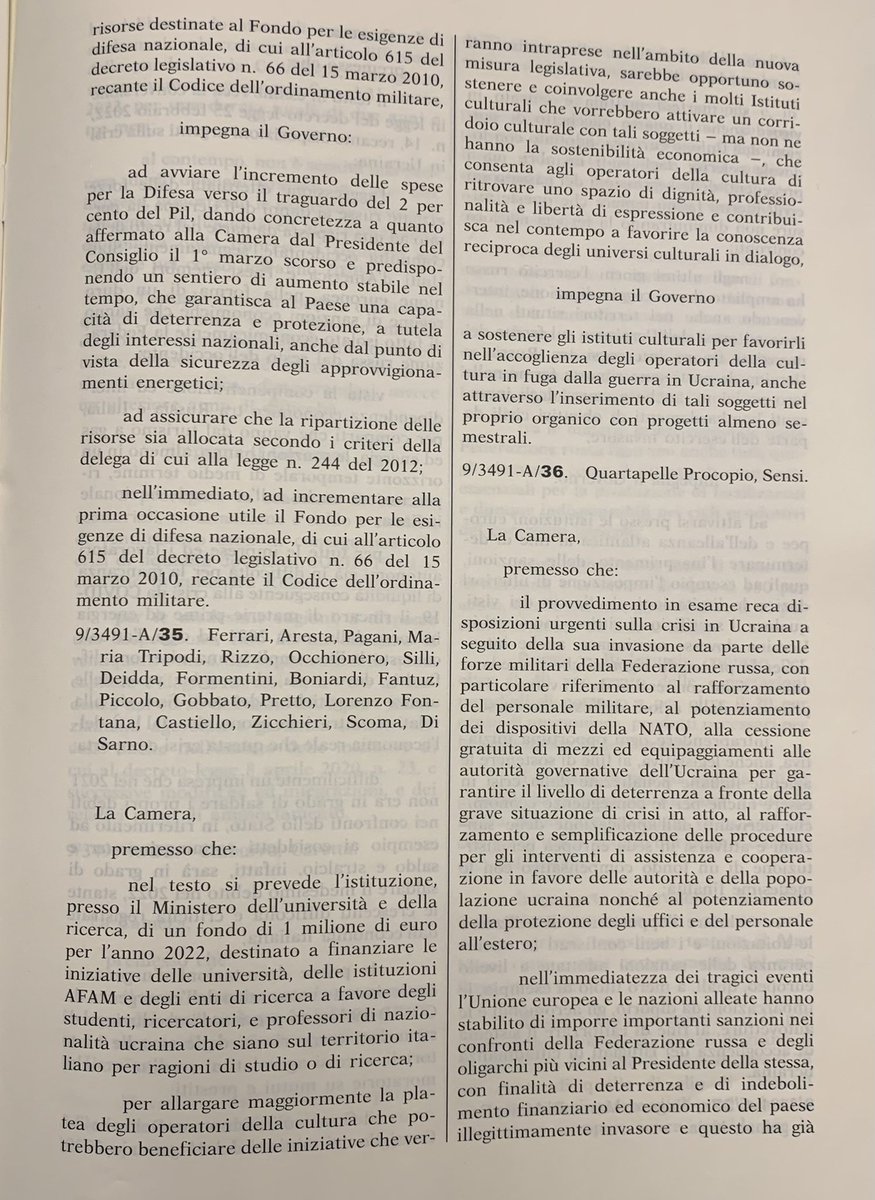 nomfup's tweet photo. Con @LiaQuartapelle abbiamo firmato un ordine del giorno sull’accoglienza negli istituti culturali degli operatori culturali in fuga dall’Ucraina @VirginiaInverni https://t.co/2IpmHEkdYg