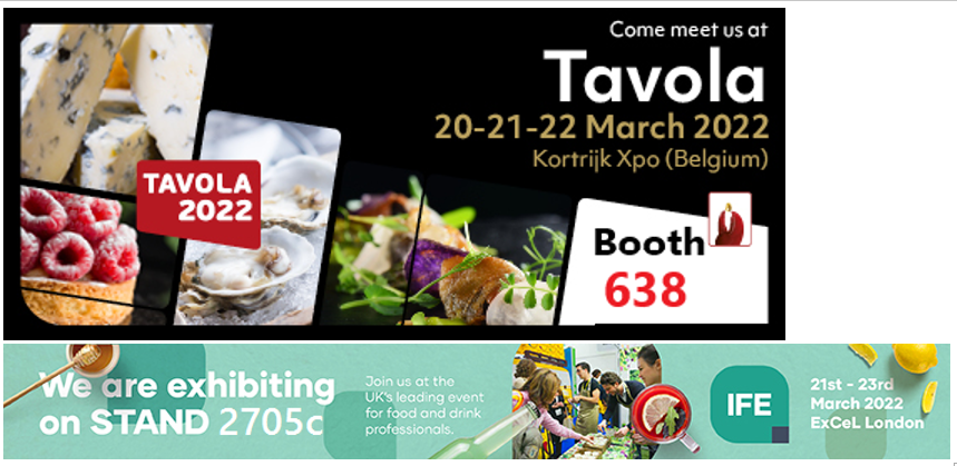 Confiletas's tweet photo. Un mes, dos oportunidades de veros: Tavola Bélgica e IFE Londres.

Tavola: 20-22 de marzo, stand 638
IFE Londres: 21-23 de marzo, stand 2705c.

¡No dudéis en visitarnos! https://t.co/GMyE1GpKsw