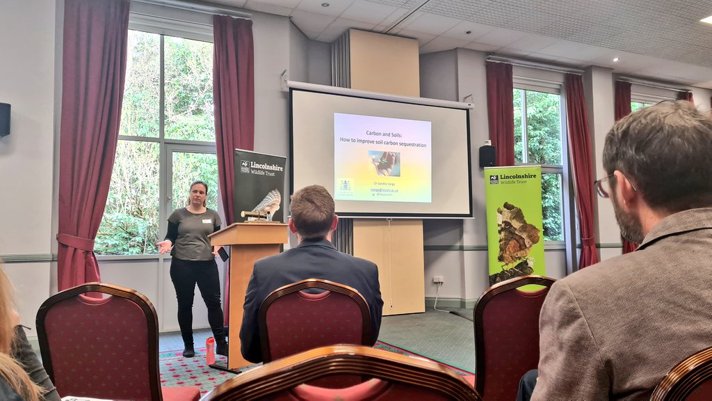 We are at the Green Investment in Greater Lincolnshire conference today. Currently hearing from @lasasuomi about soils and carbon  and the many different ways of increasing carbon storage.

#NEIRF