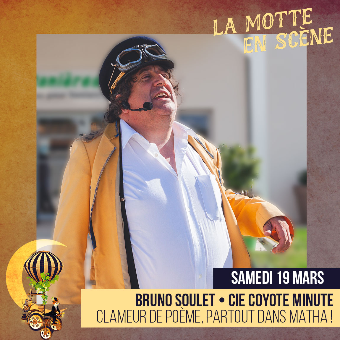 LamottedesFees's tweet photo. ✦ Le Printemps des Poètes - l’Éphémère - samedi 19 mars ✦
Au détour d'une rue, assistez à une déambulation poétique dans la ville de Matha samedi 19 mars ! À bord de son vélo triporteur, Bruno Soulet (compagnie Coyote Minute) déambulera dans plusieurs endroits clés de la ville. https://t.co/rCxMIjkAZv