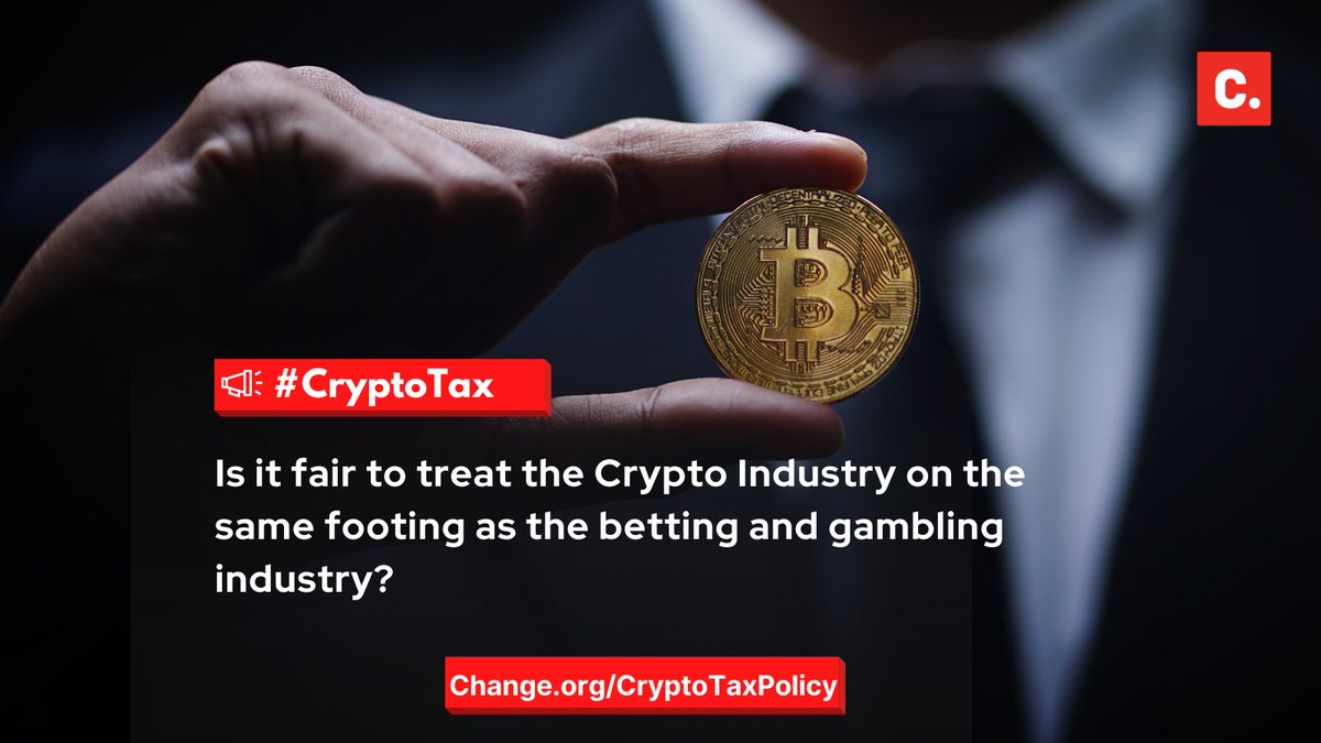 Should the #cryptocurrency industry be bracketed under the same umbrella as  gambling? #CryptoTax https://t.co/CJ8pEUXAR6 @nsitharaman @CryptooAdy  @CryptooIndia